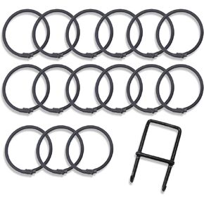 15Pcs Independent Bungee Cords,Replacement for Fitness Trampoline Bungee Cords + Mounting Tool - Max Limit 330 lbs