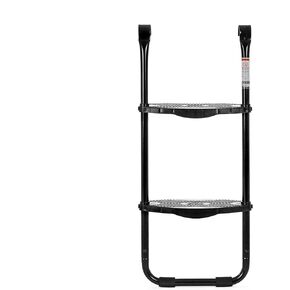 SkyBound Two-Steps Universal Trampoline Ladder - Wide-Step Ladder for Trampoline - Heavy-Duty Steel Ladder with Non-Slip Plastic Steps - Trampoline Parts and Accessories - Durable and Easy Install