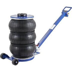 VEVOR Air Jack, 5 Ton/11000 lbs Triple Bag Air Jack, Airbag Jack with Six Steel Pipes, Lift up to 18.5 inch/470 mm, 3-5 s Fast Lifting Pneumatic Jack, with Adjustable Handle for Car, Garage, Repair