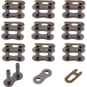 WOOSTAR 428H Chain Master Link Replacement for 110cc 125cc 150cc 200cc 250cc Chinese ATV 4 Wheeler Quad Pocket Bike Buggy Pack of 10