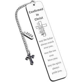 Confirmation Gifts for Teenage Girls Boys 2024 Catholic Confirmation Sponsor Gifts for Women Men Teen Boys Girls Faith Easter Religious Bible Verse Bookmark Baptism 1st Communion Gift for Book Lover