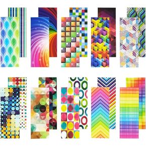 Paper Bookmarks for Kids,160Pcs Colored Bookmarks Laminated Book Markers Reading Bookmarks Creative Optical Bookmarks for Stationery Supply
