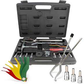 ABN 15-Piece Brake Kit with Brake Caliper Tool, Brake Drum Puller, Brake Adjusting Tool Set