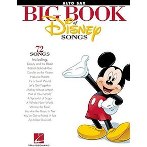 The Big Book Of Disney Songs - Alto Sax (Book Only)