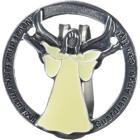 Light My Way Guardian Angel Auto Visor Clip, Glow in the Dark, Gifts for Drivers, 1 7/8-Inches, by Abbey & CA Gift
