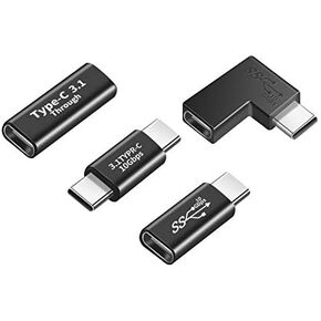 محول USB C أنثى إلى أنثى (قطعتان)، يدعم الشحن السريع وامتداد نقل البيانات، بمعدل يصل إلى 10 جيجابايت في الثانية...