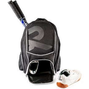 حقيبة ظهر رياضية - لمضرب تنس واحد أو مضارب اسكواش أو كرة الريشة. حقيبة ظهر للمضارب + الأحذية + الكمبيوتر المحمول + زجاجة ماء in Kuwait