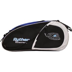 Python Deluxe "3R" (3 Racquet) Racquetball Bag Series (Black/Blue, Black/Red, Black/Yellow) Colors