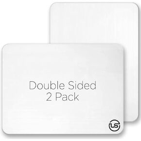 Small White Board, 9 x 12 Dry Erase Board, 2 White Board Dry Erase, Double Sided White Board, Lapboard, Small Dry Erase Board for Kids, Office and Classroom