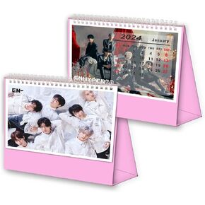 EN-HYPEN Calendar 2023-2024,EN-HYPEN Gift Photo Desk Calendar for New Year