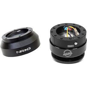 NRG Innovations NRG-SRK-170H Racing Style Steering Wheel Quick Release Short Hub Adapter, 6 X 70mm Bolt Pattern, Black Body