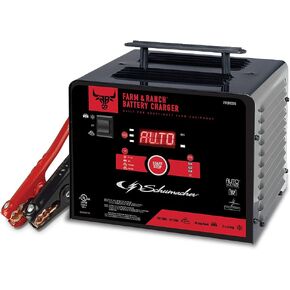 Schumacher FR01335 Battery Charger, Engine Starter, Boost Maintainer, and Auto Desulfator - 150/200 Amp, 40 Amp boost, 6V/12V - For Cars, Trucks, SUVs, RVs, and Farm Equipment