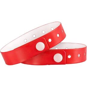 Ouchan Plastic Wristbands Black- 500 Pack Wristbands for Events Club Music Meeting Party