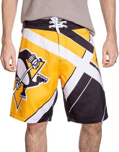 شورت Calhoun الرجالي المرخص رسميًا من NHL Diagonal Lines in Saudi Arabia