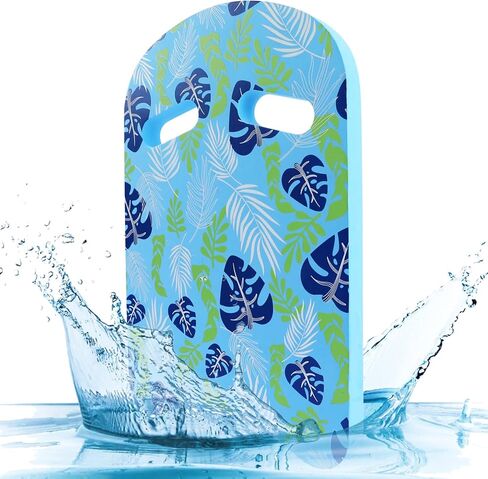 لوح كيك بورد للتدريب على السباحة، وتدريب الكبار على السباحة، ومساعد السباحة، وركل السباحة مع مقابض لتدريب المبتدئين - أزرق in Kuwait