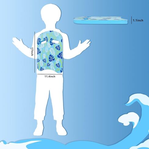 لوح كيك بورد للتدريب على السباحة، وتدريب الكبار على السباحة، ومساعد السباحة، وركل السباحة مع مقابض لتدريب المبتدئين - أزرق in Kuwait