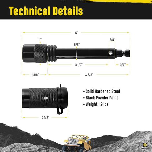 مجموعة دبابيس قفل وصلة المقطورة - قطعتان. دبابيس سوداء طويلة للغاية مقاس 5/8 بوصة مع نظامي قفل، ومشبكين أمان، و10 حلقات دائرية مضادة للخشخشة - أجهزة استقبال سحب 2 بوصة و2.5 بوصة (الفئة III، IV، V) in Kuwait