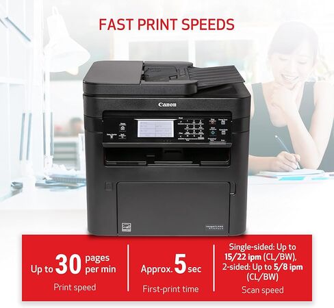 Canon imageCLASS MF269dw II VP - All in One, Wireless, Duplex Laser Printer & Genuine Toner Cartridge 051 Black (2168C001), 1-Pack imageCLASS MF264dw, MF267dw in Saudi Arabia
