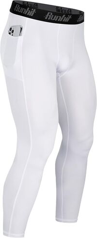 Runhit Compression Pants Men Running Tights Leggings Athletic Workout Gym Pants in Saudi Arabia