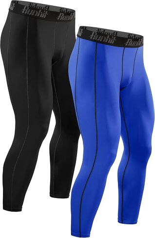 Runhit Compression Pants Men Running Tights Leggings Athletic Workout Gym Pants in Saudi Arabia