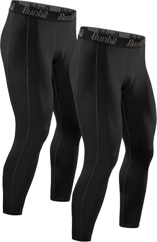 Runhit Compression Pants Men Running Tights Leggings Athletic Workout Gym Pants in Saudi Arabia