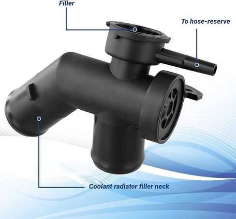 Radiator Coolant Filler Neck, Compatible with Nisan Quest 2011-2017 & Nissan Murano 2009-2014, Temperature-Resistant Plastic Coolant Hose Connector in Saudi Arabia
