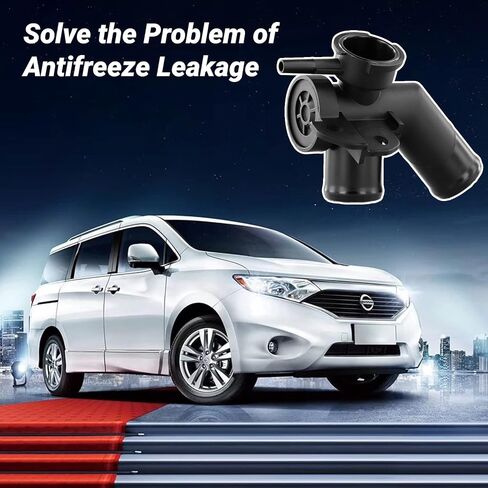 Radiator Coolant Filler Neck, Compatible with Nisan Quest 2011-2017 & Nissan Murano 2009-2014, Temperature-Resistant Plastic Coolant Hose Connector in Saudi Arabia