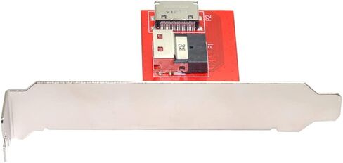 Cablecc PCI-Express 4.0 Mini SAS SFF-8087 إلى SAS HD SFF-8643 PCBA أنثى محول مع قوس in Kuwait
