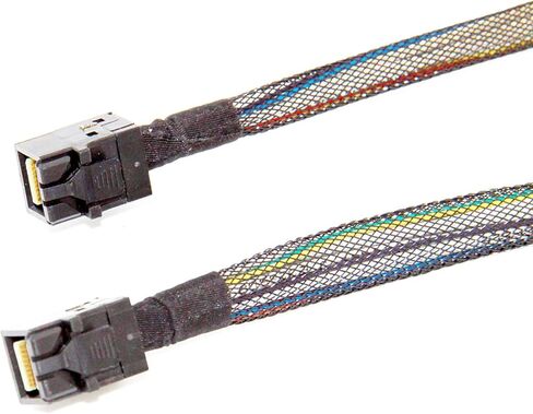 DiLiVing MiniSAS HD إلى MiniSAS HD، SFF-8643 إلى SFF-8643 كابل 75 سم in Kuwait