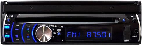 Pyle PLD10BT 10.1-Inch Motorized Touchscreen Bluetooth Receiver Multimedia System with Built-In DVD Player in Saudi Arabia