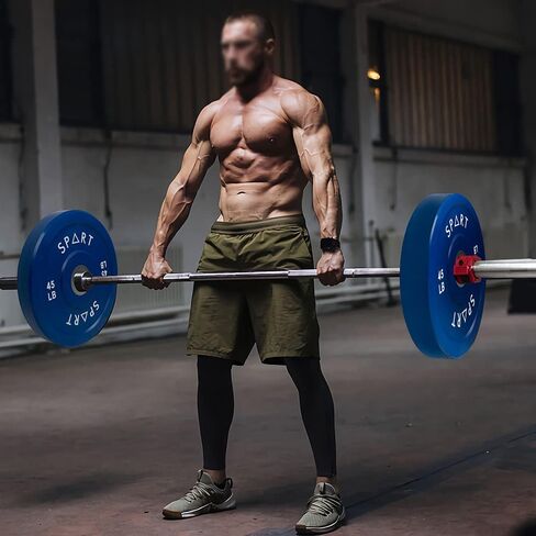 Color Coded Olympic 2-Inch Rubber Bumper Plate Weight Plate with Stainless Steel Insert Hub for Strength Training, Weightlifting and Crossfit, 10LB/15LB/25LB/35LB/45LB/55LB, Single and Pair in Kuwait