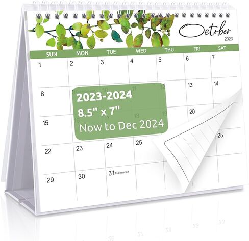 تقويم مكتب 2024، 10 بوصة × 8.5 بوصة، تقويم مكتب صغير 2024-2025 مع خلفية مهرجان من JAN. 2024 إلى يونيو. 2025، تقويم سطح المكتب القابل للطي 2024، التقويم الشهري مع صفحات المذكرة in Kuwait