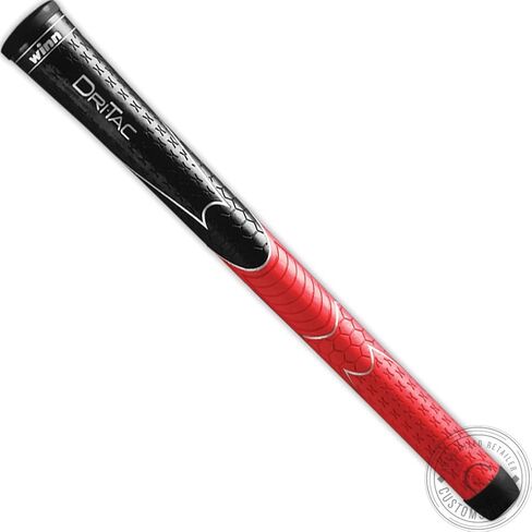 SET OF 13 WINN DRITAC AVS STANDARD BLACK / RED GOLF GRIP in Saudi Arabia
