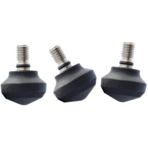 Leofoto LF-28 Set of 3 44mm Diameter Universal 3/8" Rubber Tripod Feet Stainless Steel Connectors Non-Slip Replacement for LN-404C LM-404C LM-405C LM-362C