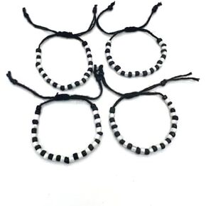 S,S Store Baby najariya Black and Silver Baby Nazariya Set of 2 Pair