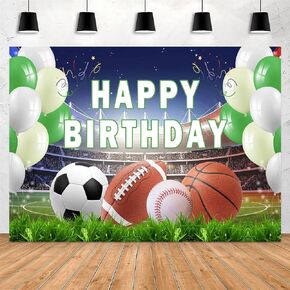 Basketball Photo Backdrop Sports Wall Tapestry Sneaker Photography Background Black and White Stripes Themed Birthday Party Decorations Banner for Teen Boys, 5x7ft