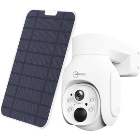 Movols 4MP Camera Camera Camera Wireless PTZ يمكن أن تتطابق مع نظام مراقبة MOVOLS 4K NVR. الرؤية الليلية بالألوان ، تنبيه الحركة ، الصوت في اتجاهين ، مراقبة المنزل IP66. in Kuwait