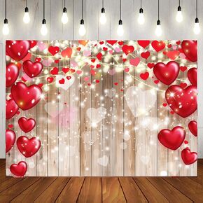 LTLYH 10x8ft Valentine's Day Backdrop Valentines Banner Valentines Decorations Valentine's Day Wedding Anniversary Party Girl Birthday Decor Supplies 247