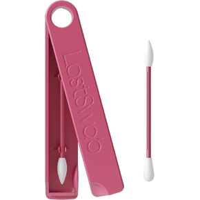 LastSwab® Reusable Cotton Swabs for Gentle and Eco-Friendly Beauty Routines - The Sustainable Alternative to Single-Use Q Tips - Zero Waste & Easy to Clean - Comes with a Convenient Travel Case Holder
