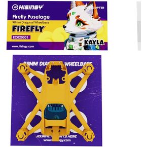 Drone Fuselage for Firefly Collection,Mini Drone Accessories,Lightweight,Easy Assembly,Modular design (Yellow)