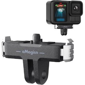 Magnetic Quick Release Mount Compatible with GoPro Hero 13 Black,Metal Latch Mount Camera Adapter Accessories for Go Pro 13 (Plastic)