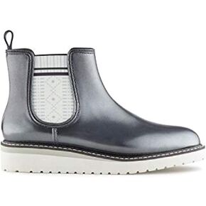 COUGAR Women's Kensington Chelsea Boot, Silver Metallic - 7 B(M) US