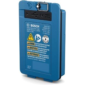 Bosch GBA37V30 3.7V Lithium-ion 3.0 Ah Battery - Fast Charging, Long-Lasting Power Laser Tools