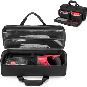 Reciprocating Saw Case Compatible with Milwaukee Fuel Sawzall Reciprocating Saw (2821-20/2722-20/2621-20/2822-20), Carrying Bag with Accessory Pocket for M18 Fuel Sawzall Recip Saw (Bag Only)