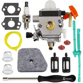 FS90R Carburetor C1Q-S174 for STIHL FS90 FS110 HT101 FS130 FS100 KM110R KM130 HL100 HT100 FS100RX FS130R FS87 FS100R KM90 KM90R KM100 KM110 KM130R FC90 FC95 FC100 FC110 HL90 Carb Trimmer