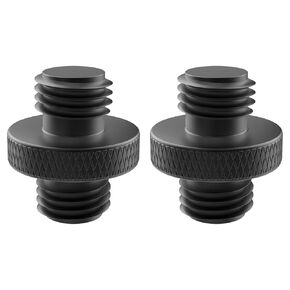 Camera Screws Mount Set, Male Threaded Screw Adapter with Tripod Nut and Screw Reducer for Camera Tripod Monopod Ballhead Flash Light Stand Shoulder Rig (4 Pieces)