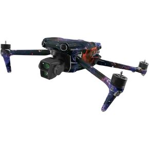 MightySkins Skin Compatible with DJI Air 3 - Andromeda | Protective, Durable, and Unique Vinyl Decal wrap Cover | Easy to Apply, Remove, and Change Styles