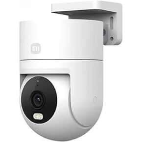 Xiaomi Outdoor Camera CW300, 2.5K Ultra-Clear Picture Quality, 4MP, Smart Full-Color Night Vision, Bidirectional Gimbal Movement, IP66 Water and dust Resistant, AI Human Tracking, White