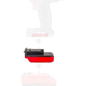 Adapter Only for Porter Cable 18V Ni-CD Tools – Compatible with New Craftsman V-20 (Red-Black) Batteries (Not for Sears 20V Craftsman, DeWalt, or B&D Batteries), for Power Use Only, No Charging