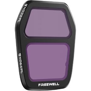 Freewell ND32PL/ND64PL Filter Compatible with DJI Air 3S - Achieve Perfect Exposure and Glare Reduction in Extremely Bright Conditions for Professional Aerial Photography